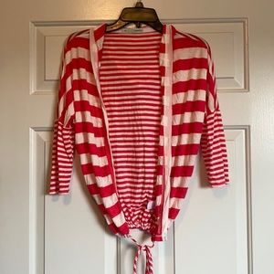 Striped cardigan